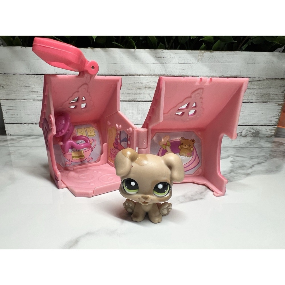 Littlest Pet Shop Doggy Day‎ Spa Set Cute Puppy Dog #1353
